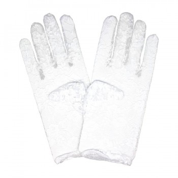 Gloves short lace White BUY